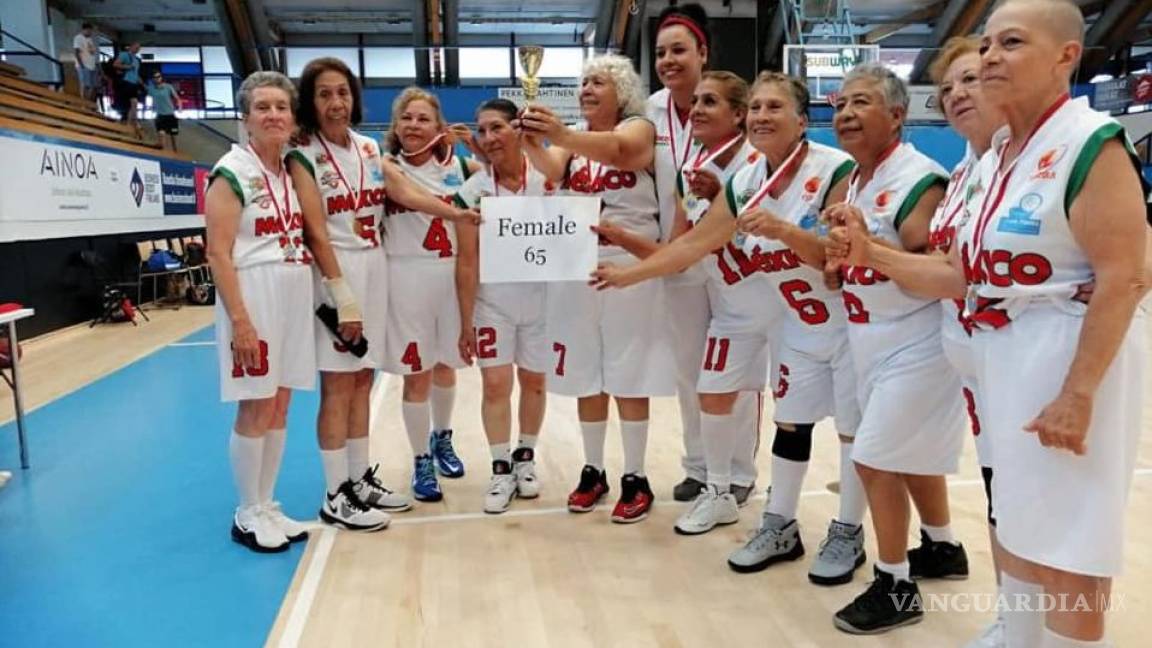 Selección femenil mexicana del Adulto Mayor conquista el mundial de basquetbol