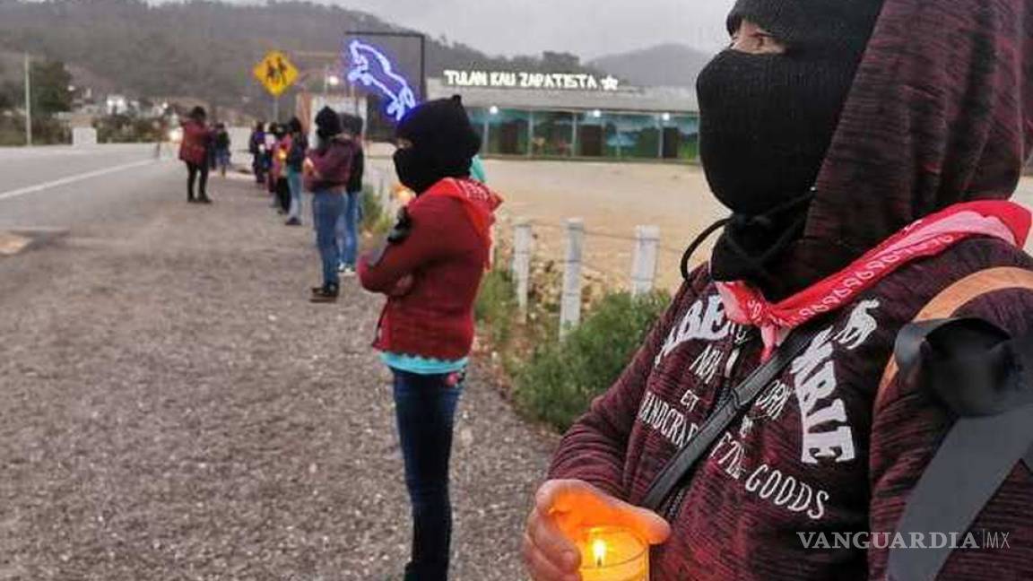 Mujeres zapatistas se unen a Un Día Sin Mujeres en Chiapas