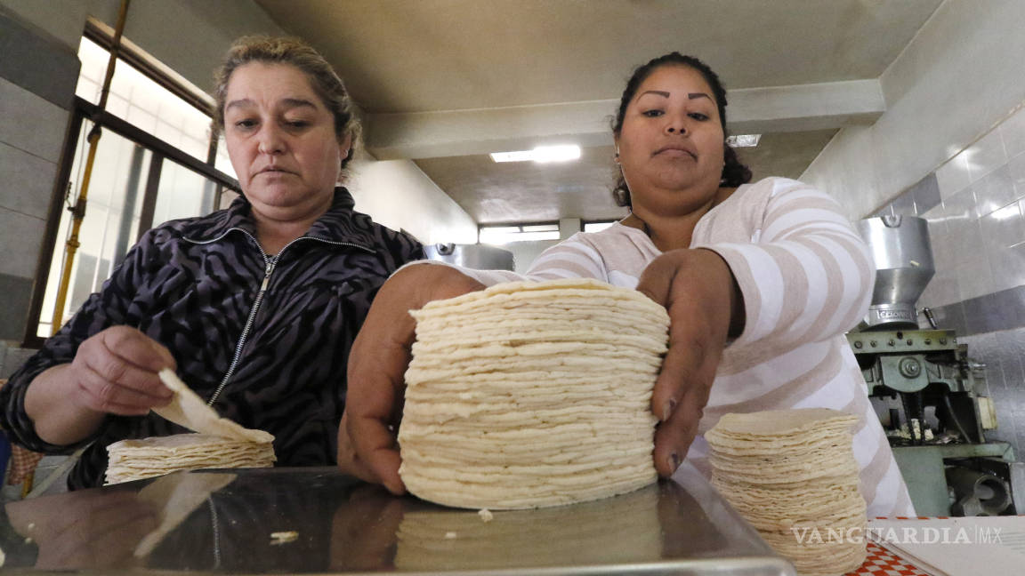 Cierra 2019 con aumento a la tortilla en Saltillo