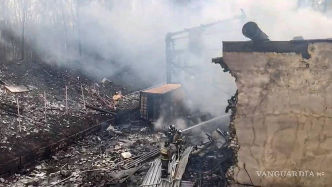 16 personas mueren en una explosión en una planta de pólvora en Rusia
