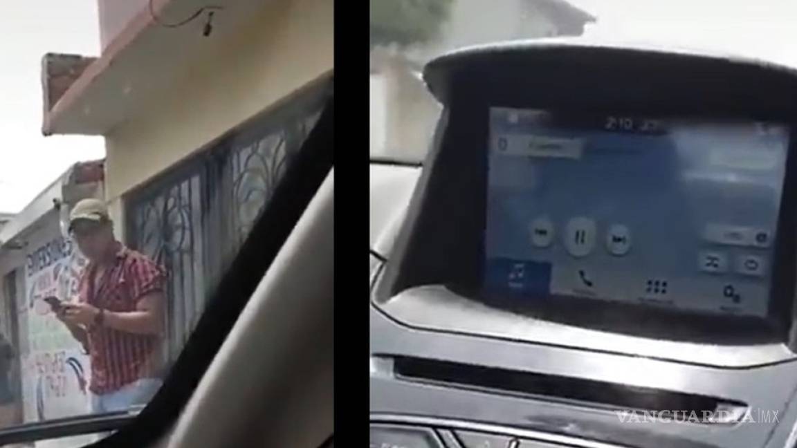 Ese hombre ya está muerto... No desconectó el Bluetooth y audio de su amante se reproduce en su auto (Video)
