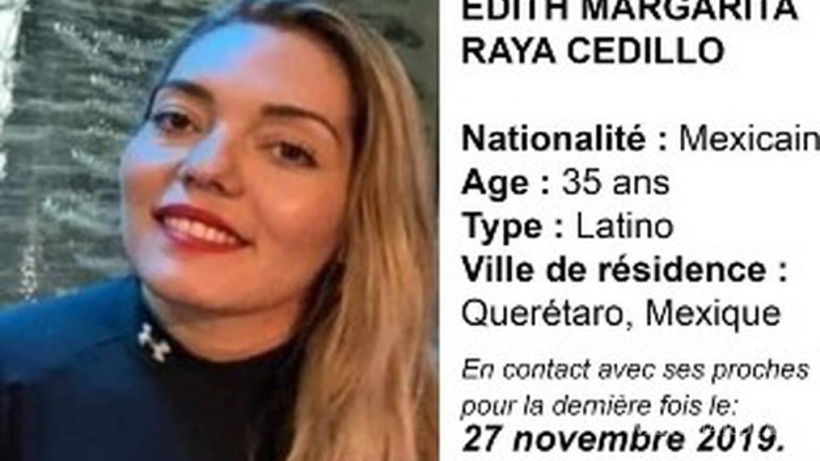 Mexicana desaparece en París; embajada de México emite alerta