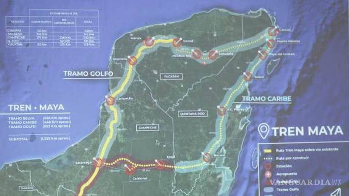 $!Tren Maya estará listo en cuatro años, AMLO y gobernadores llegan a acuerdo