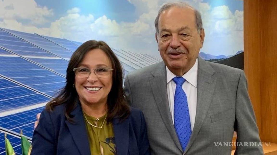 Rocío Nahle se reúne con el empresario Carlos Slim