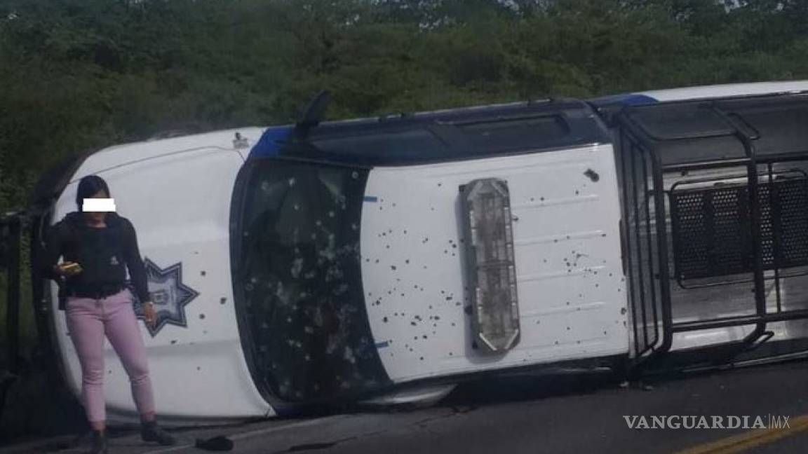 Comando embosca y mata a 5 policías en Guanajuato