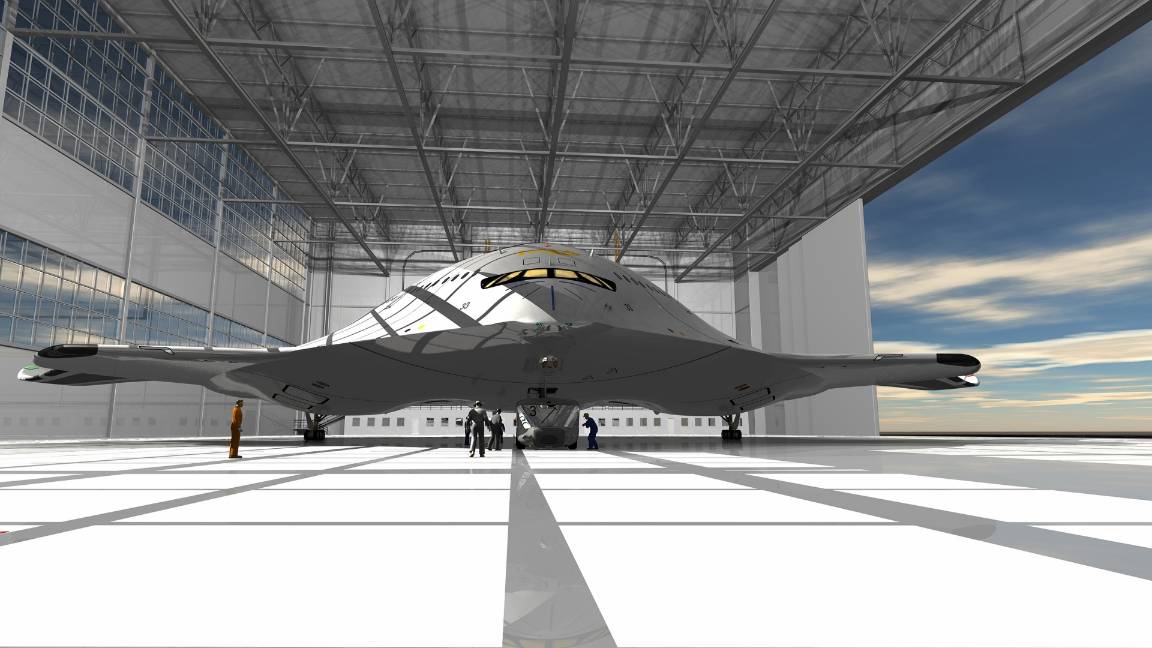 $!HSP Magnavem, un avión supersónico ecológico