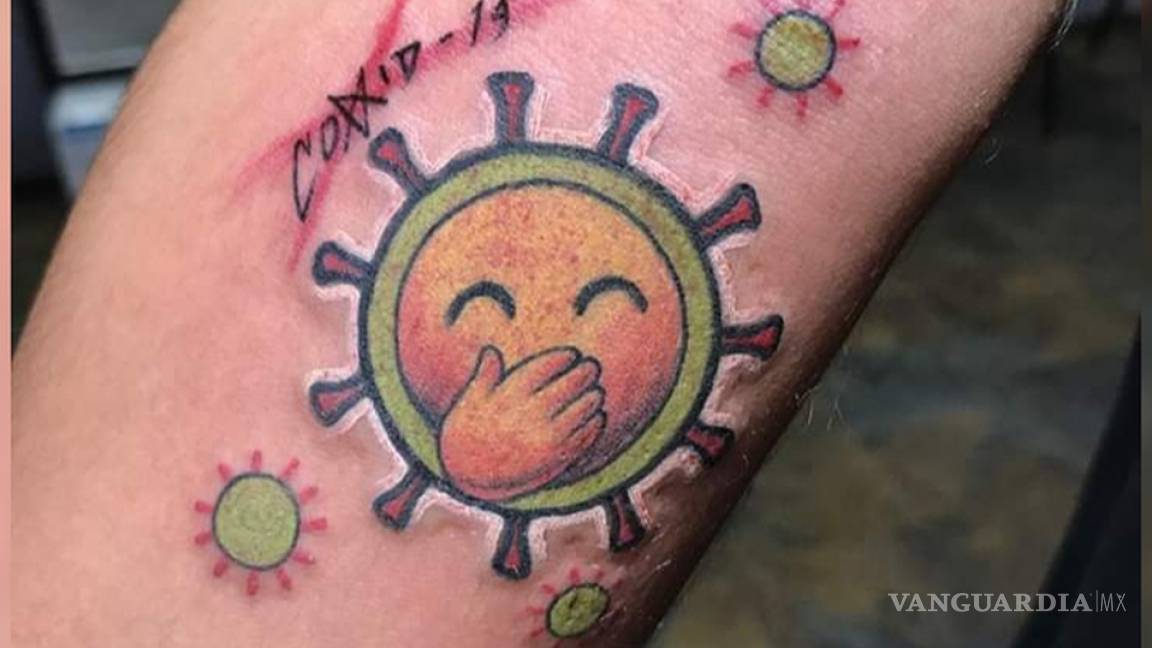 Coronavirus: En Tamaulipas un hombre se hace tatuaje de COVID-19 y las redes estallan