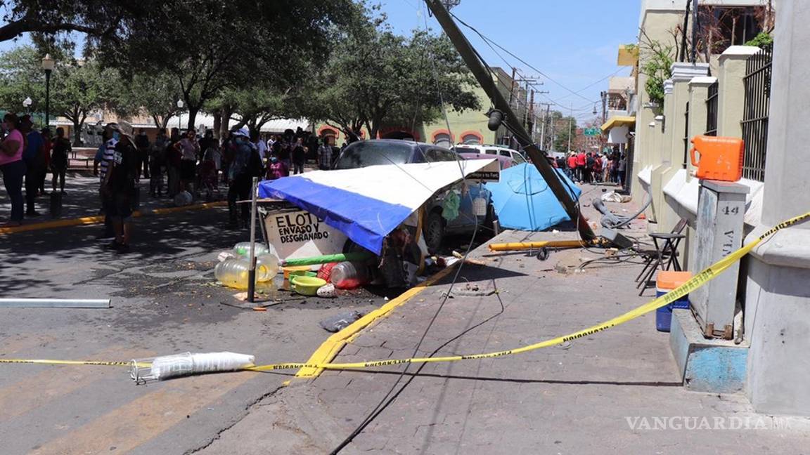 $!Elementos de la Guardia Nacional matan a dos en Nuevo Laredo, pobladores protestan; 'sembraron pruebas'