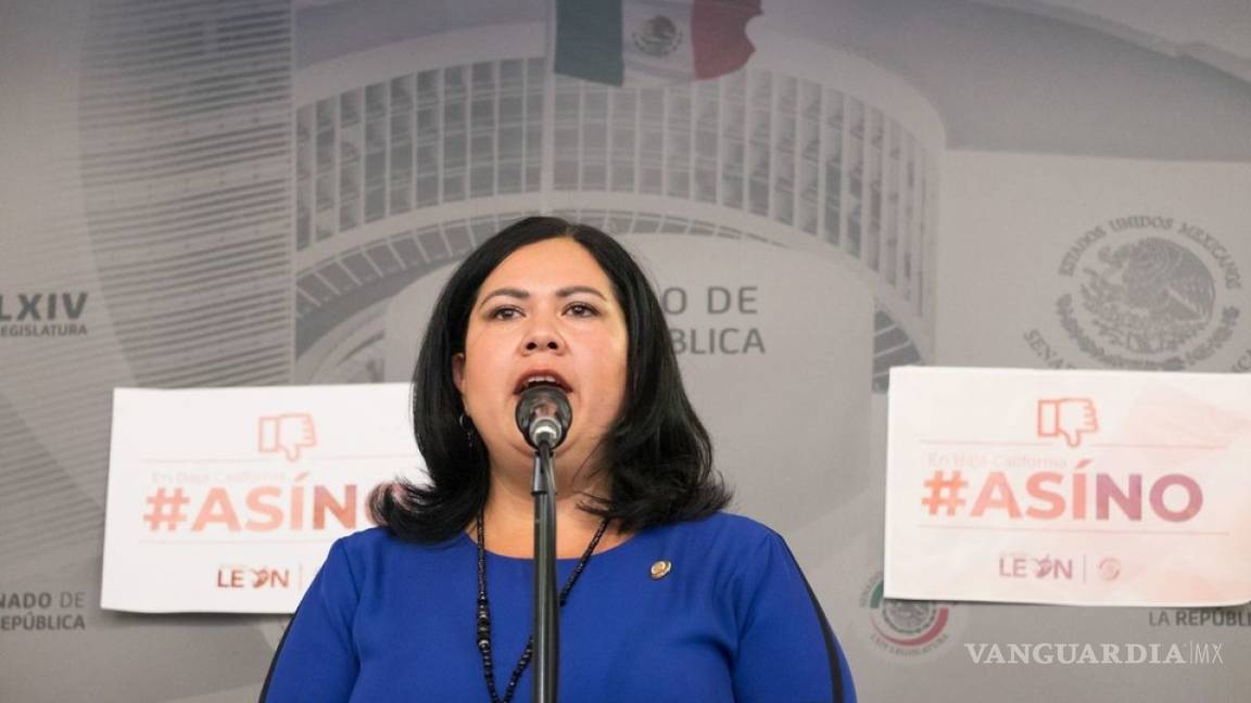 Renuncia a Morena senadora de Baja California, 'por traicionar al pueblo'