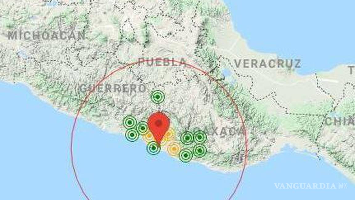 Sismo de magnitud 5.2 sacude Oaxaca