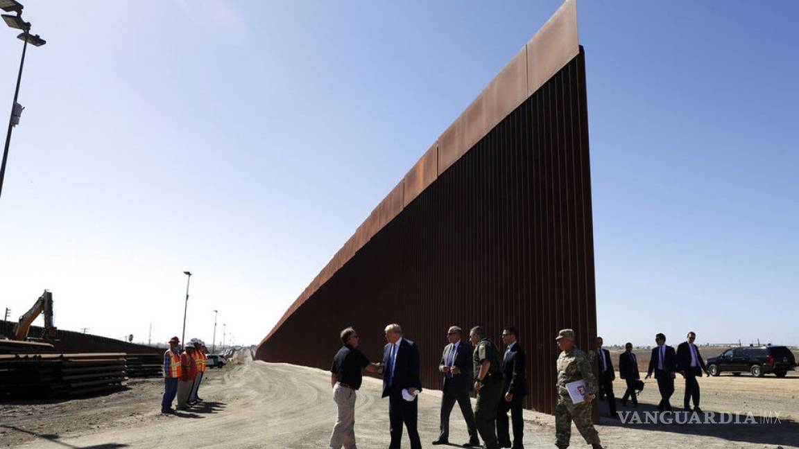 Estados Unidos presume construcción de 160 kilómetros del muro fronterizo