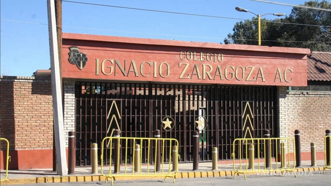 Colegio Zaragoza en Saltillo suspende exámes de admisión y clases a partir de este martes 17