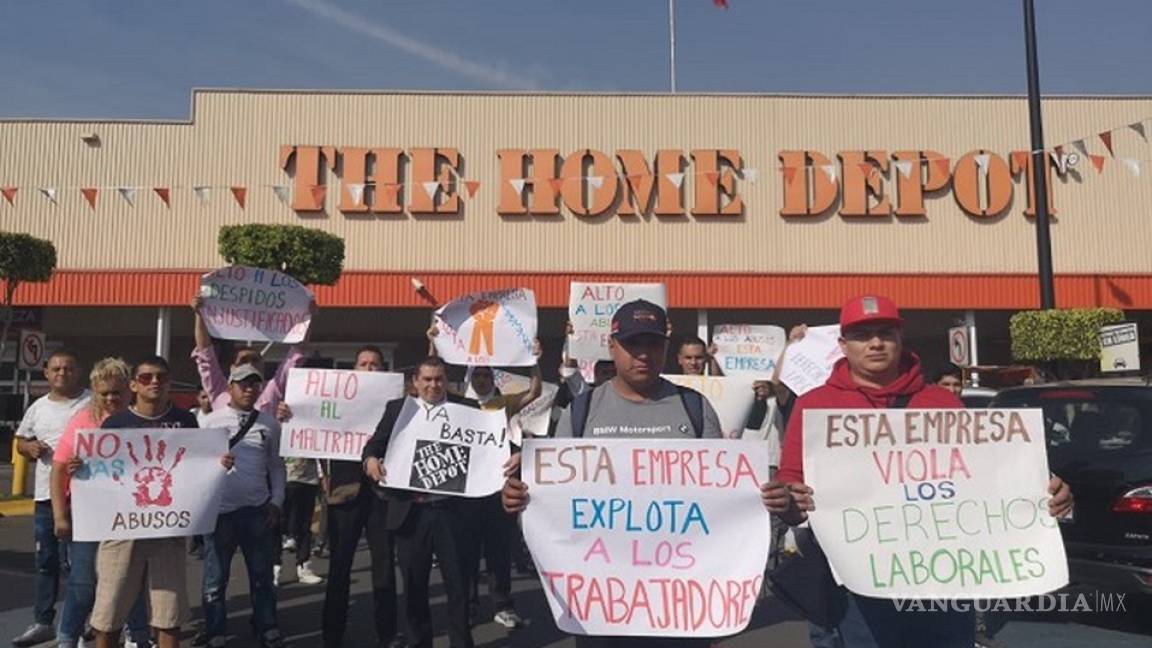 The Home Depot, emplazado a huelga en 13 estados de México