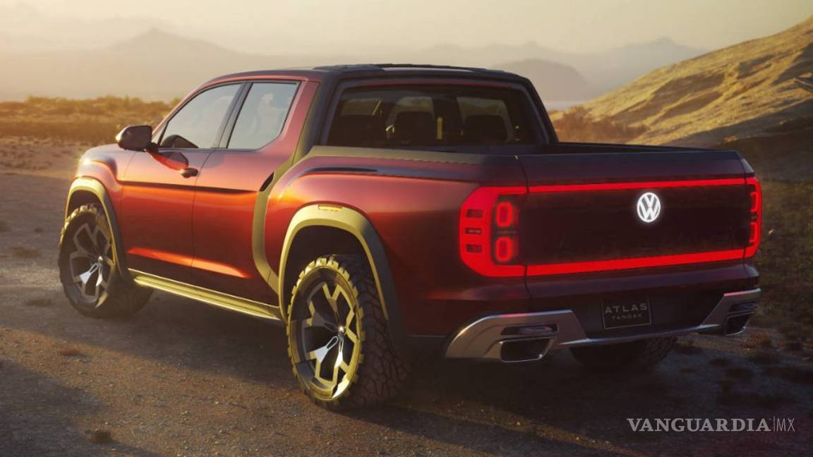 $!Volkswagen presentó la Atlas Tanoak Concept, imponente pickup