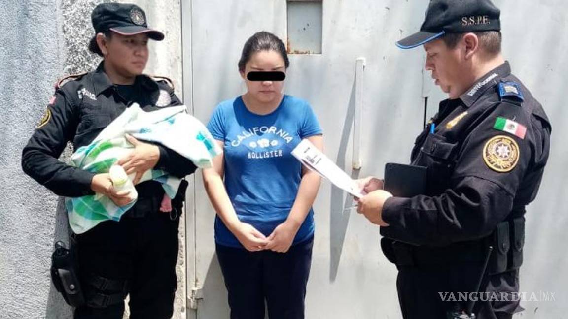 Detienen a mujer que robó a recién nacido de hospital en Nuevo León
