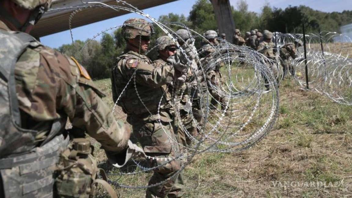 Estados Unidos aprueba enviar 2 mil 100 soldados a la frontera con México