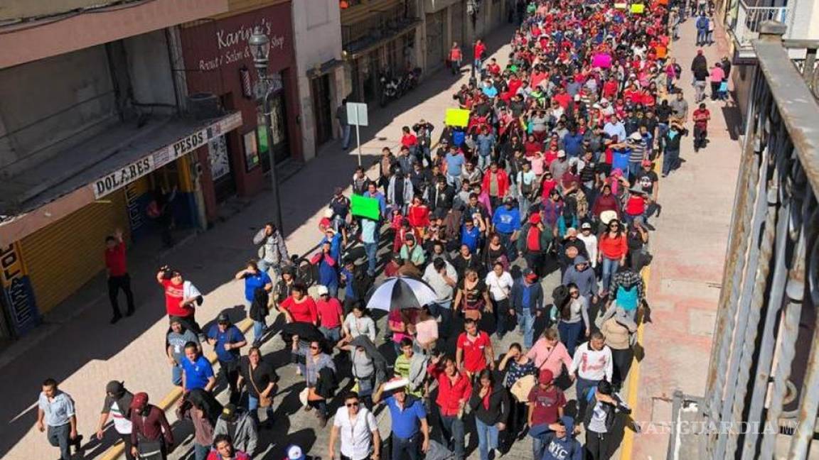 23 maquiladoras siguen en paro en Matamoros y también hay protestas en cadenas de autoservicio de la ciudad