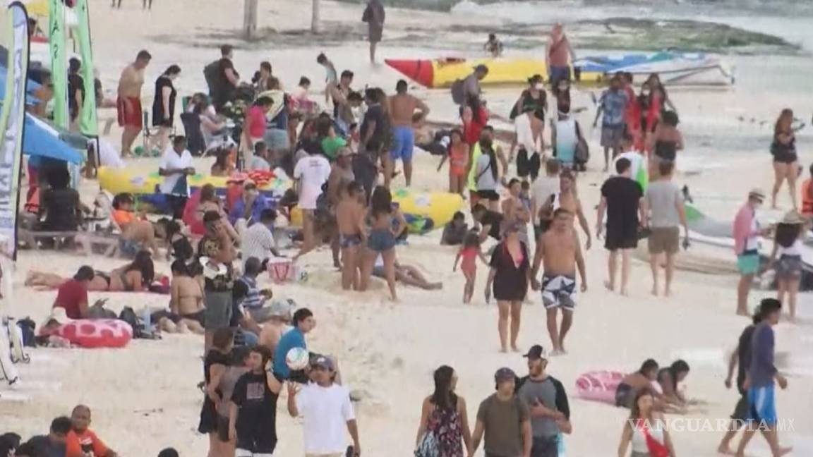 México dice no a migrantes pero abre playas a 'springbreakers'