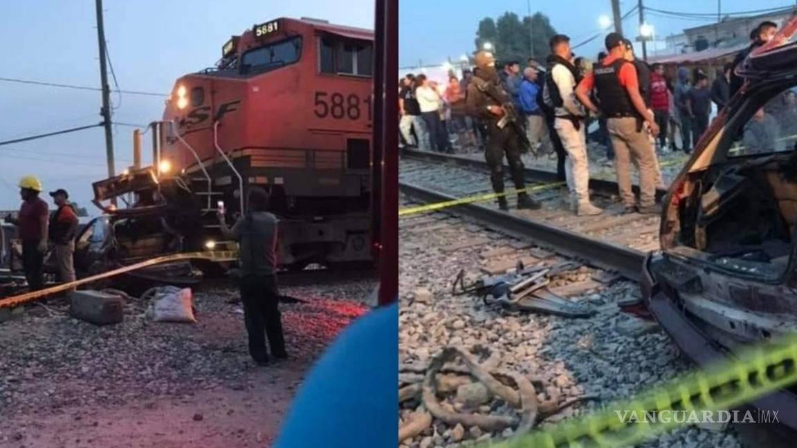 $!Mueren seis de una familia en choque con tren