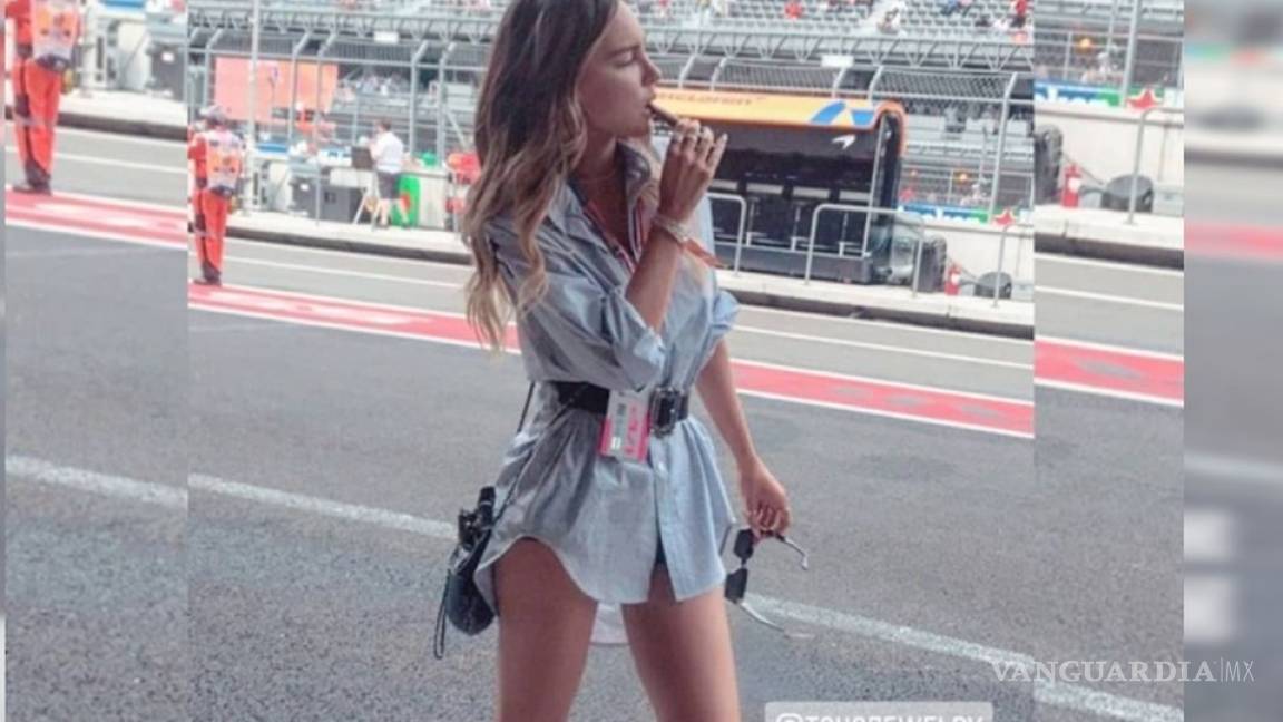 Belinda cautivó en el Gran Premio de México 2019