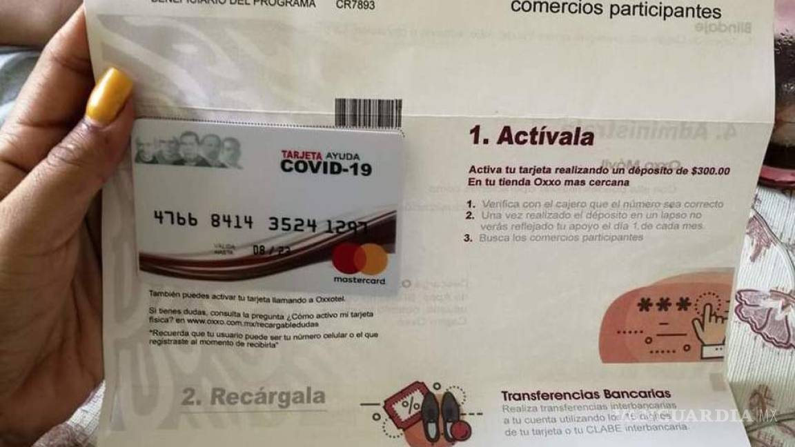 Congela Secretaría de Hacienda cuentas ligadas a tarjetas falsas de apoyos para COVID-19