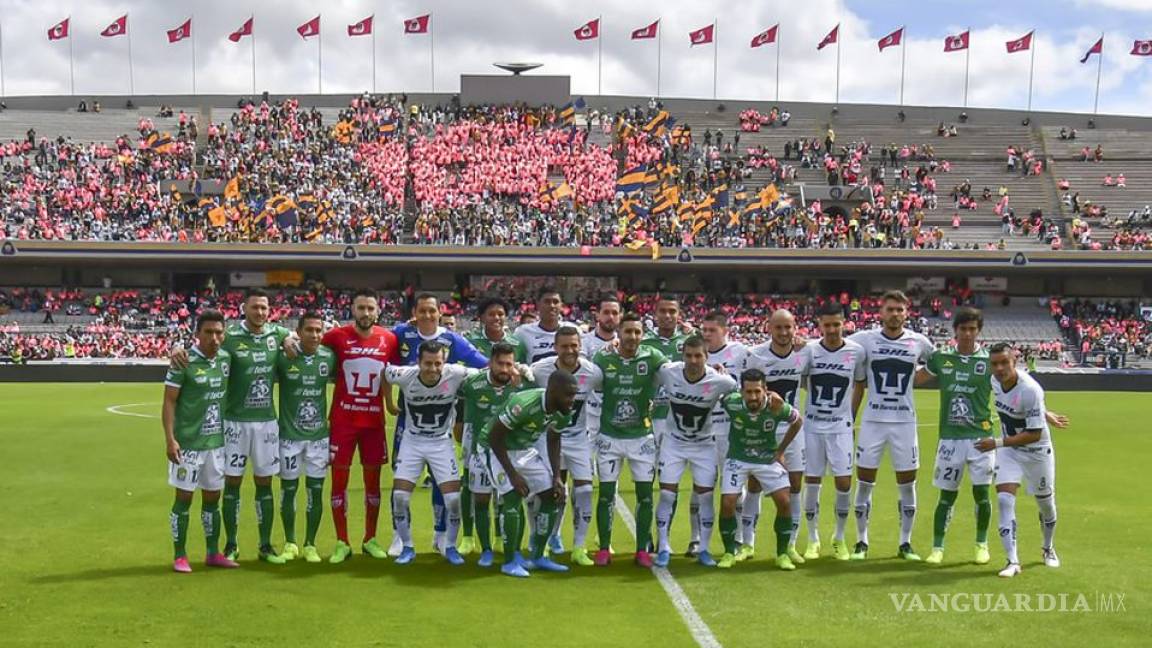Pumas y León sí apoyan al Veracruz y paran un minuto