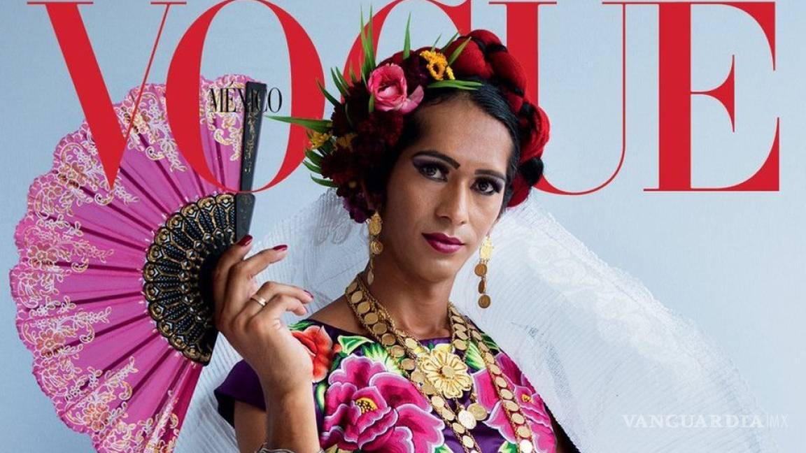 Sorprende Vogue México con portada protagonizada por una bella muxe