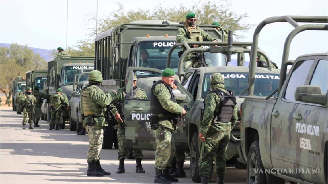 Policía Militar despliega operativos en Piedras Negras tras balaceras