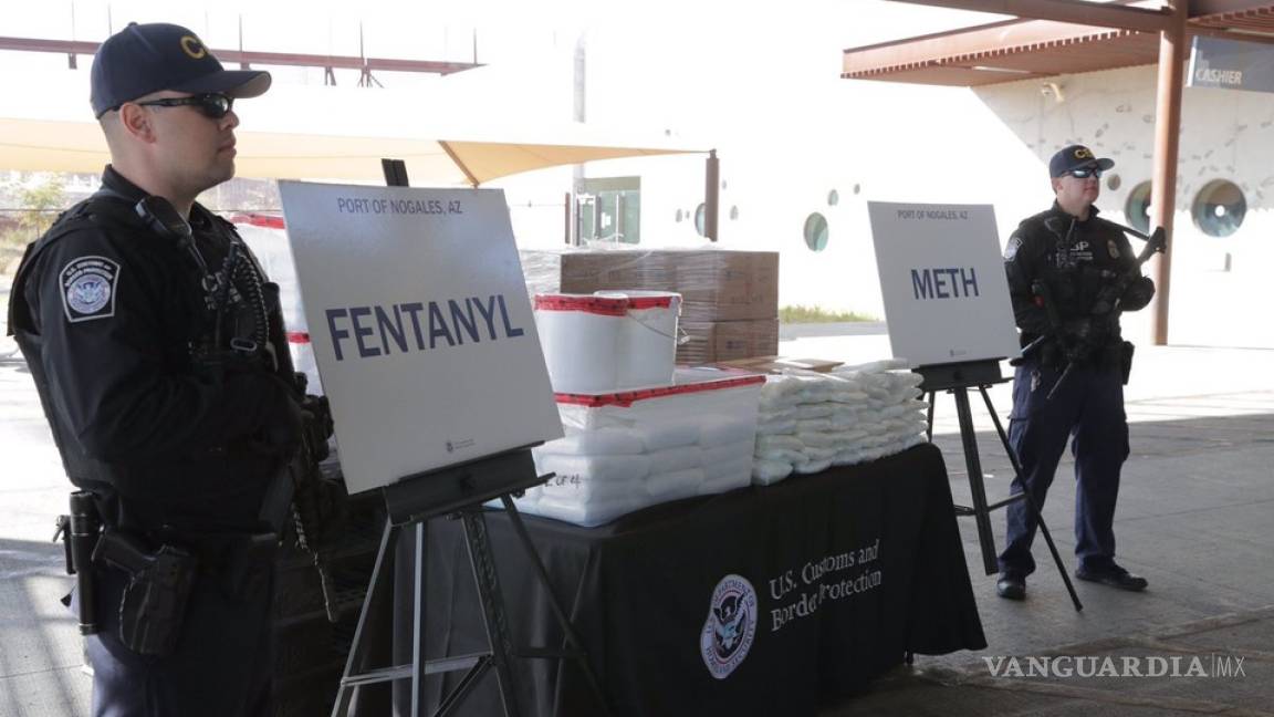 Decomisan 114 kilos de fentanilo en frontera de México con Estados Unidos