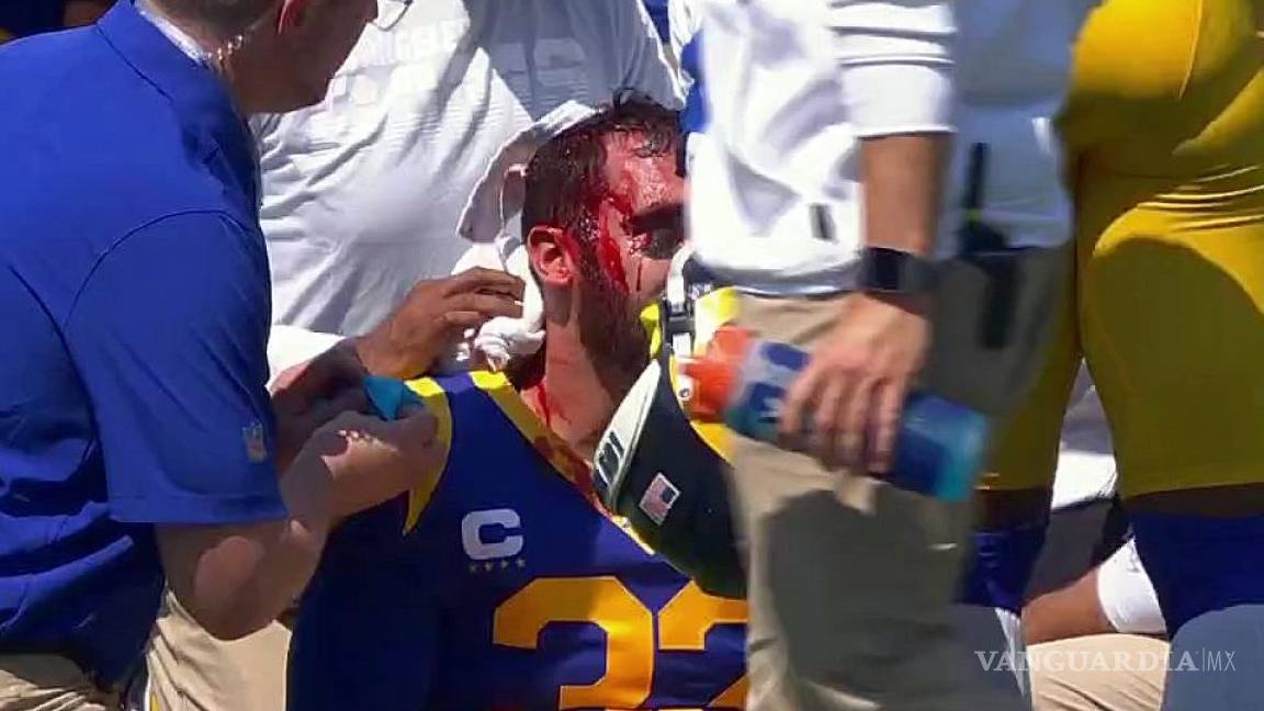 La brutal herida de un jugador de los Rams de Los Ángeles