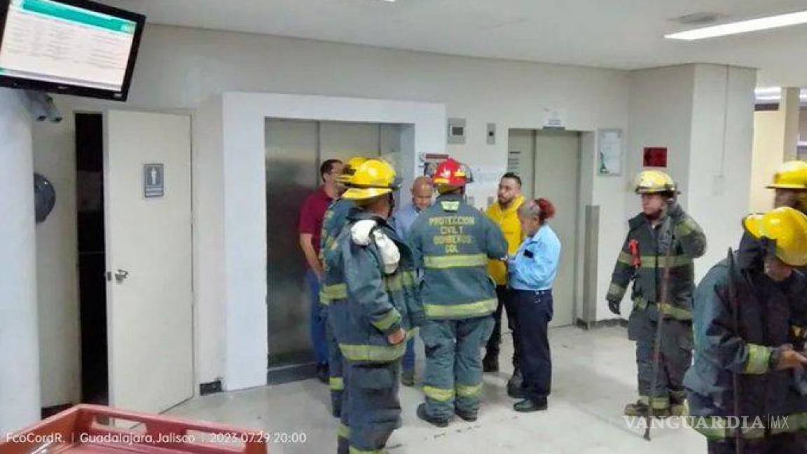 Falla otro elevador del IMSS, nuevamente en Guadalajara; rescatan a tres personas