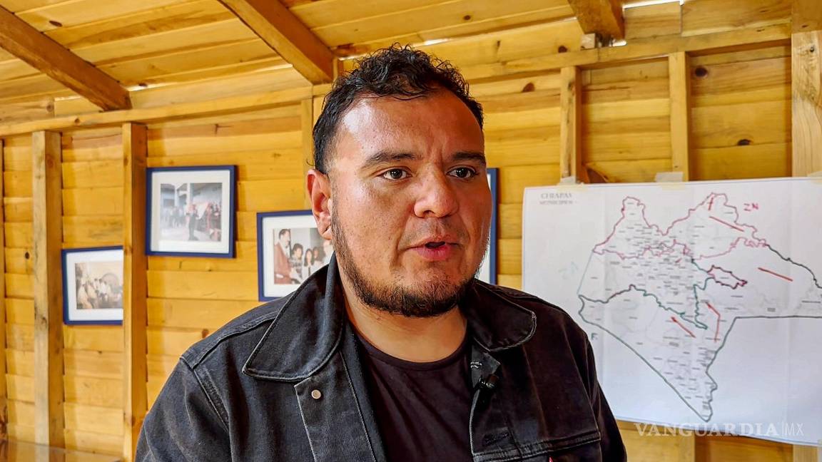 $!Carlos Ogaz, responsable del área de sistematización e incidencia del Centro de Derechos Humanos Fray Bartolomé de las Casas, durante una entrevista con EFE.