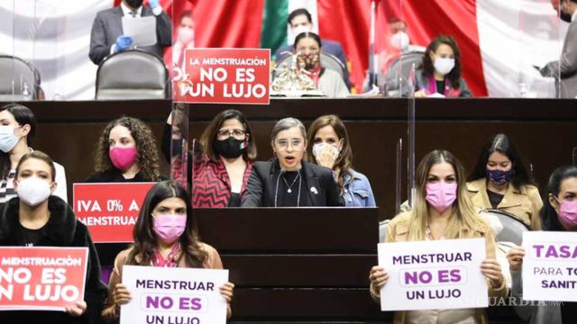 #MenstruaciónDignaMéxico al final fue rechazada por Morena, PT Y PES