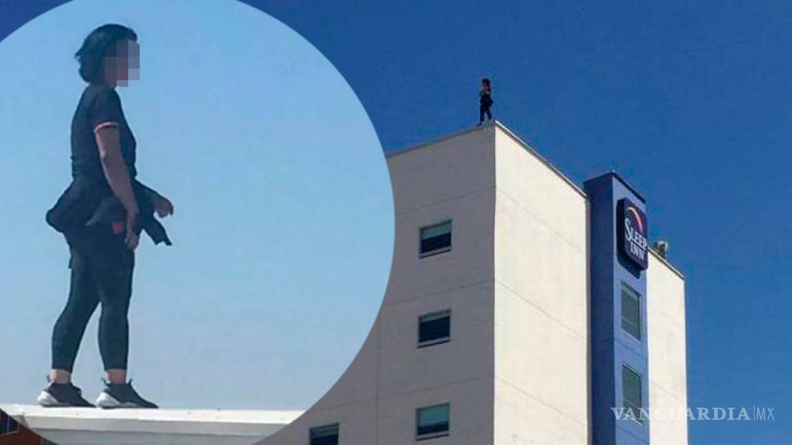 ¡Terrible suicidio!, mujer se mató lanzándose desde la azotea de un hotel de 7 pisos en Tijuana (video)