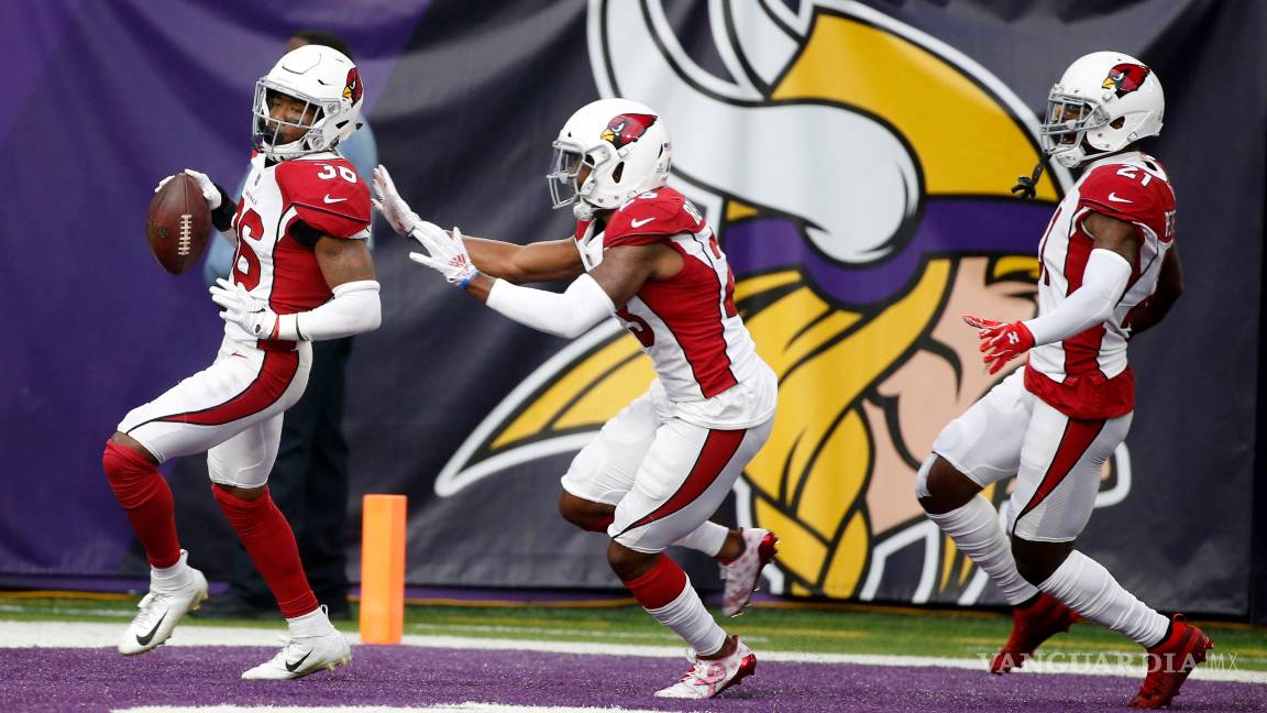 $!Latavius Murray y Adam Thielen 'reviven' junto con el ataque terrestre de los Vikings