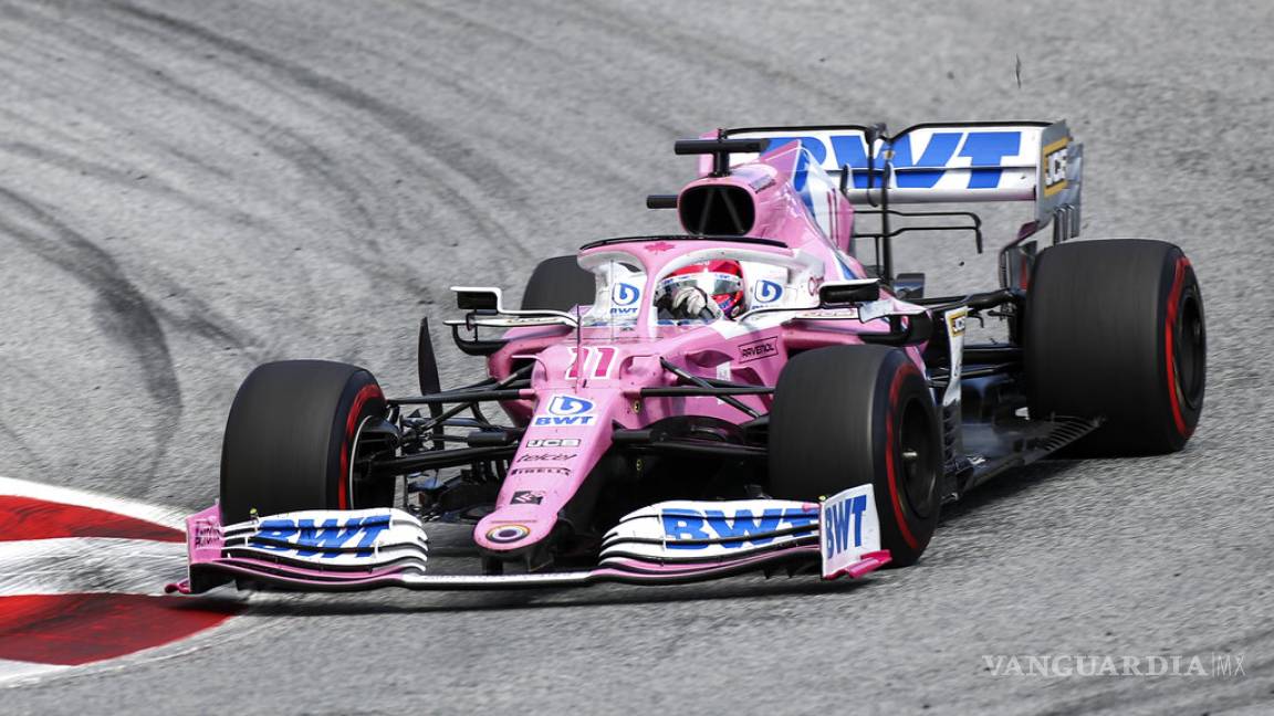 A pesar del alerón roto, 'Checo' Pérez termina sexto en el GP Austria