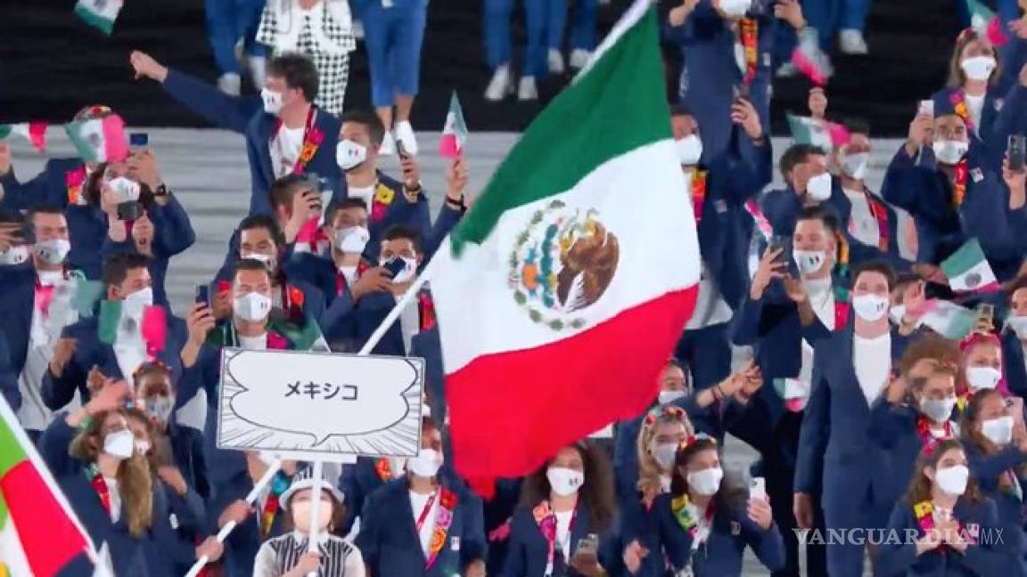 Así fue el desfile de la delegación mexicana en la inauguración de los Juegos Olímpicos (video)