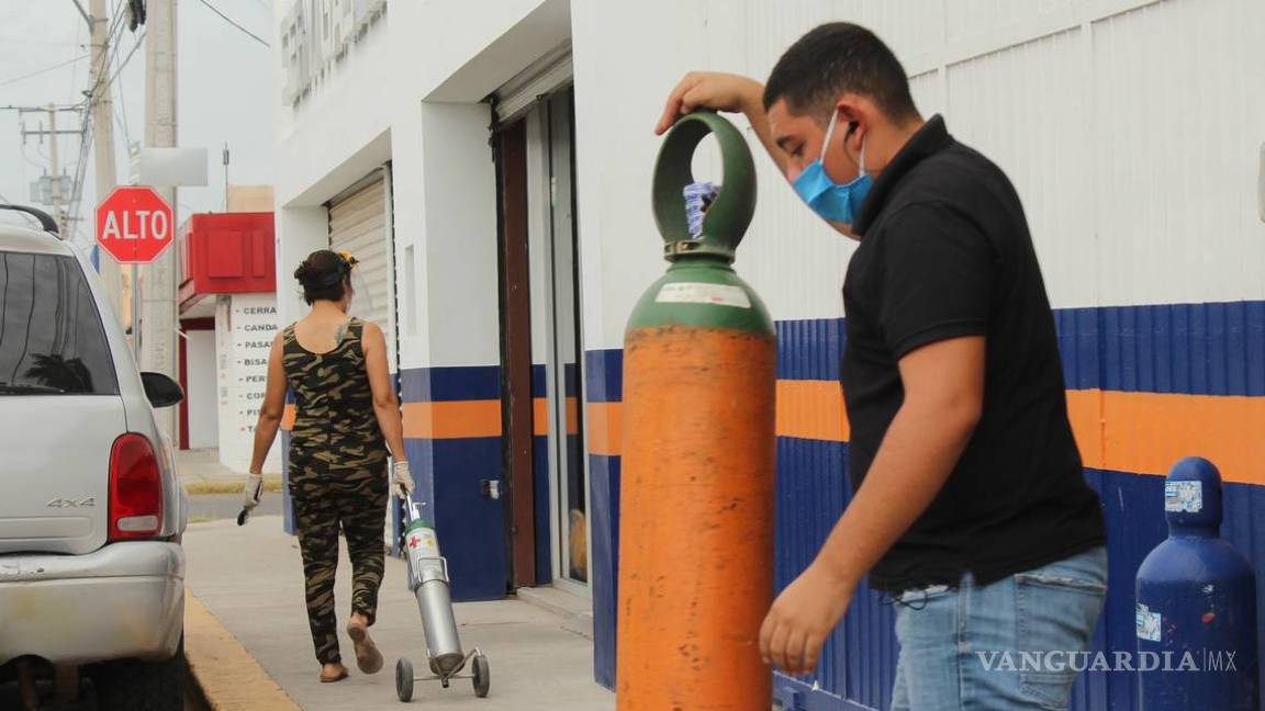 Alza en contagios acaba con oxígeno en Torreón