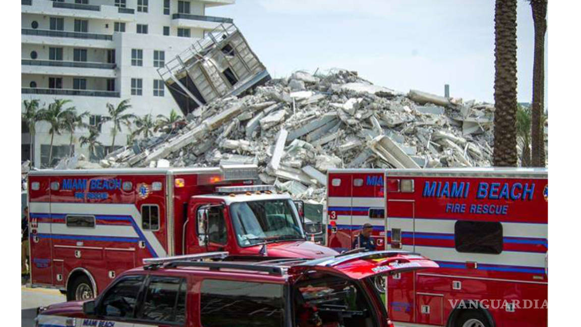 Muere el trabajador herido en derrumbe de edificio en Miami Beach