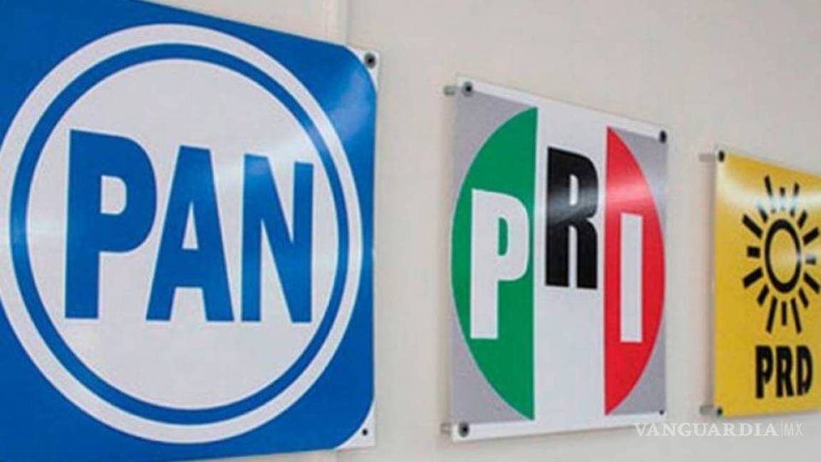PAN, PRI y PRD firmarán alianza legislativa