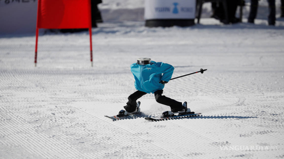 Crean ‘juegos olímpicos de invierno’ con robots