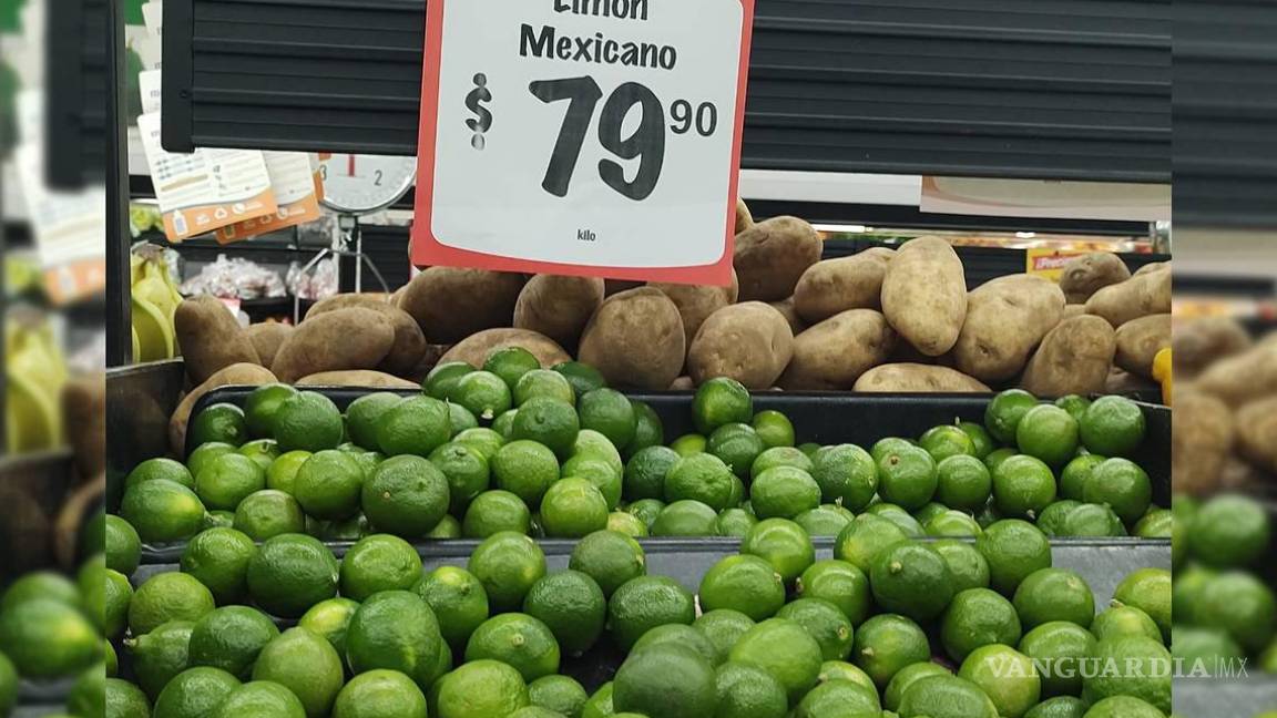 ¡Limón por las nubes!... Aguacate, plátano y tomate dan tregua ante la Inflación