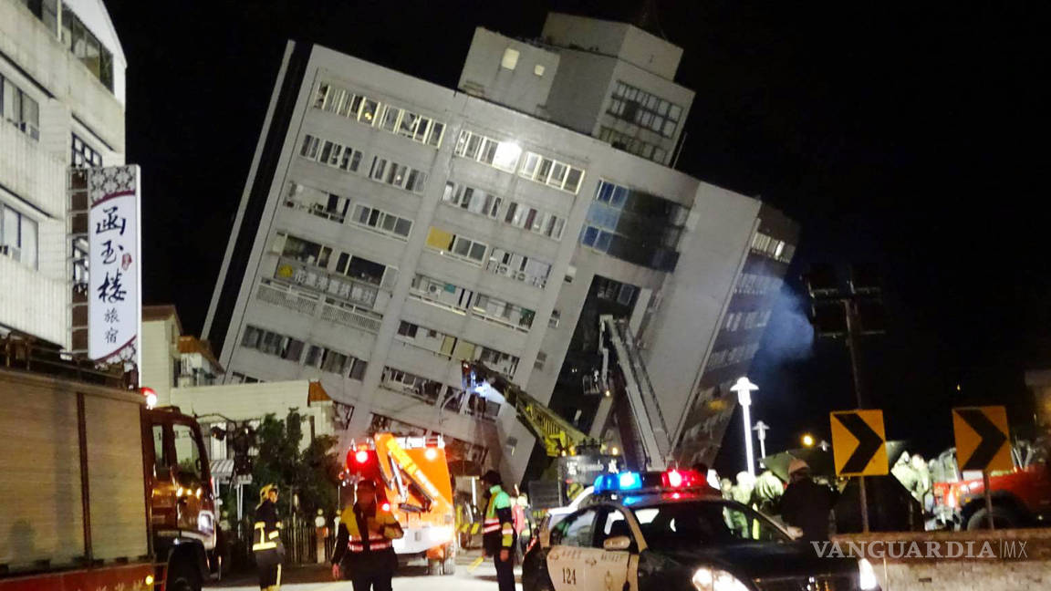 Sismo de Taiwán dejó 2 muertos y más de 200 personas heridas