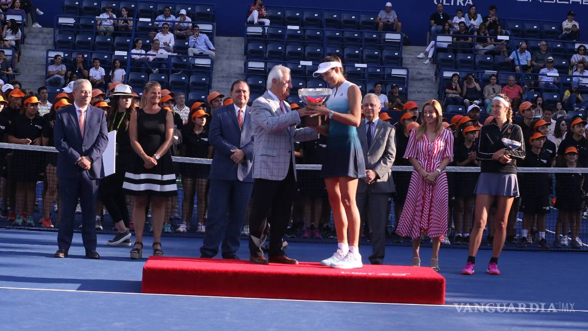 $!Garbiñe Muguruza conquista el Abierto GNP Seguros de Monterrey