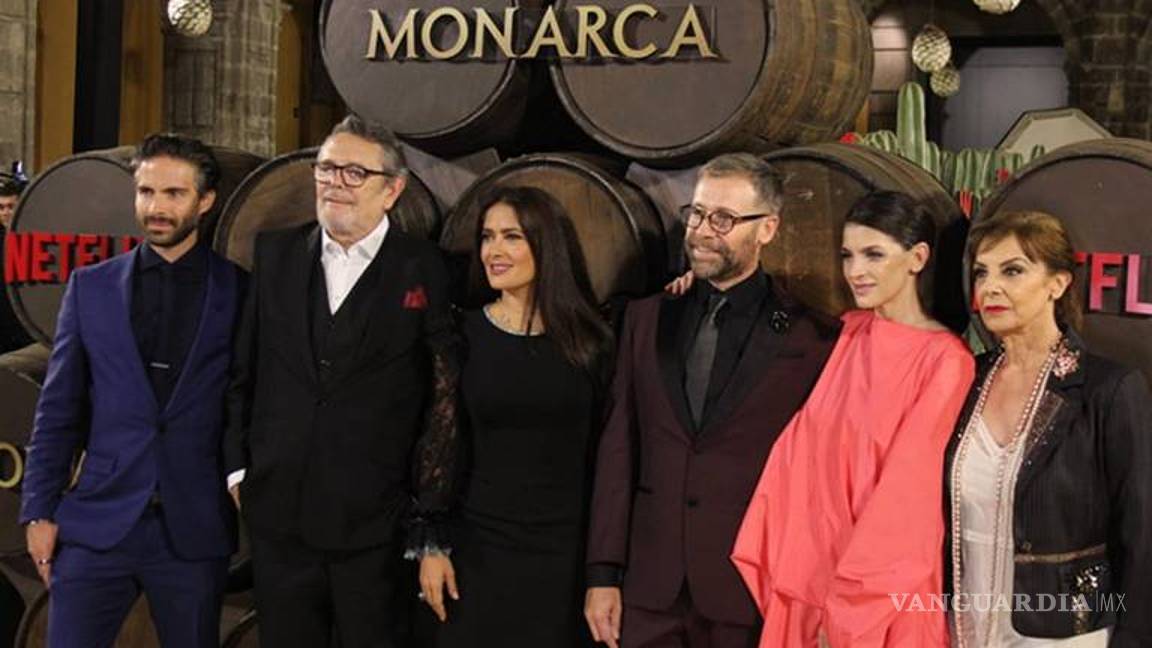 $!'Monarca' en el top de las series, anuncia Salma Hayek