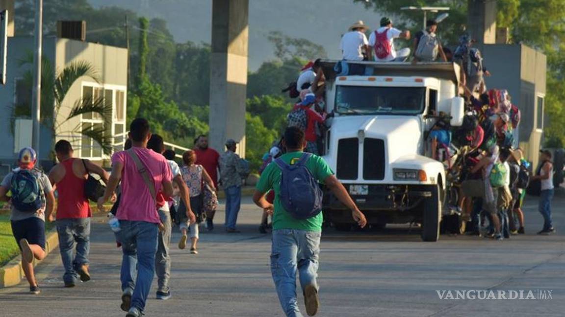 Policía Federal busca a 600 migrantes que se fugaron en Chiapas