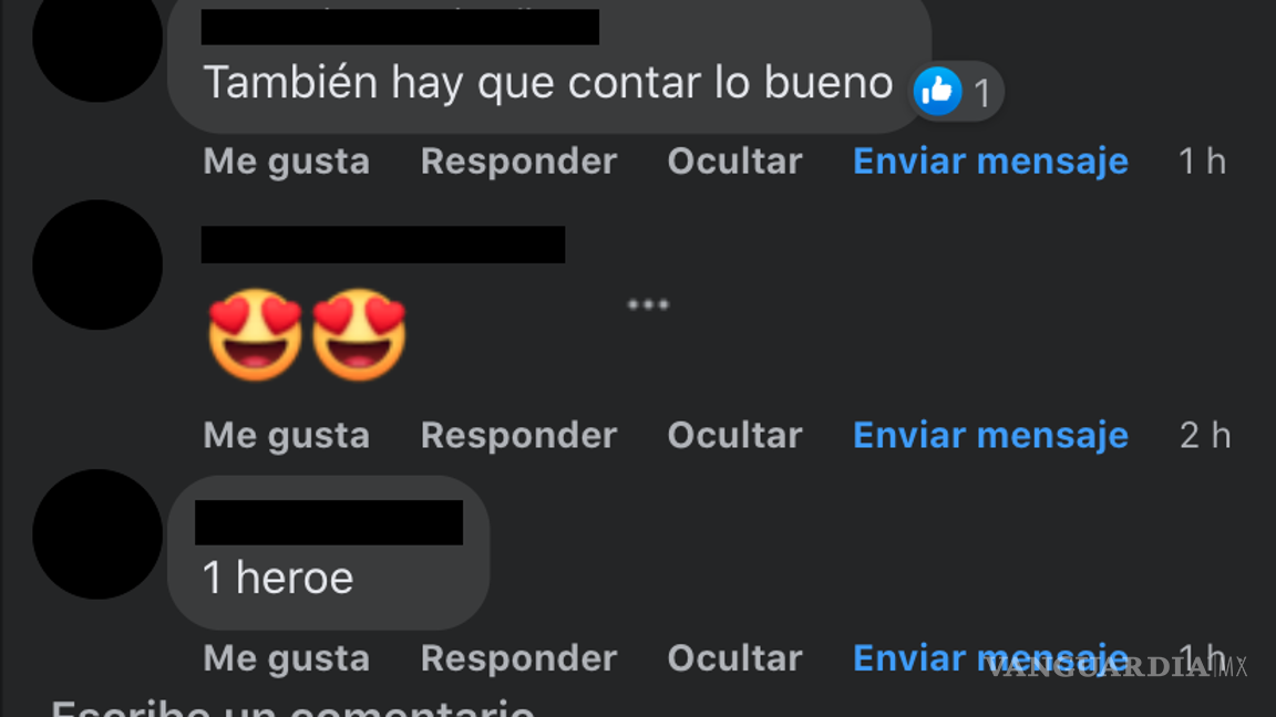 $!Lo bueno también cuenta; saltillenses le aplauden a policías que rescataron a bebé de morir ahogado