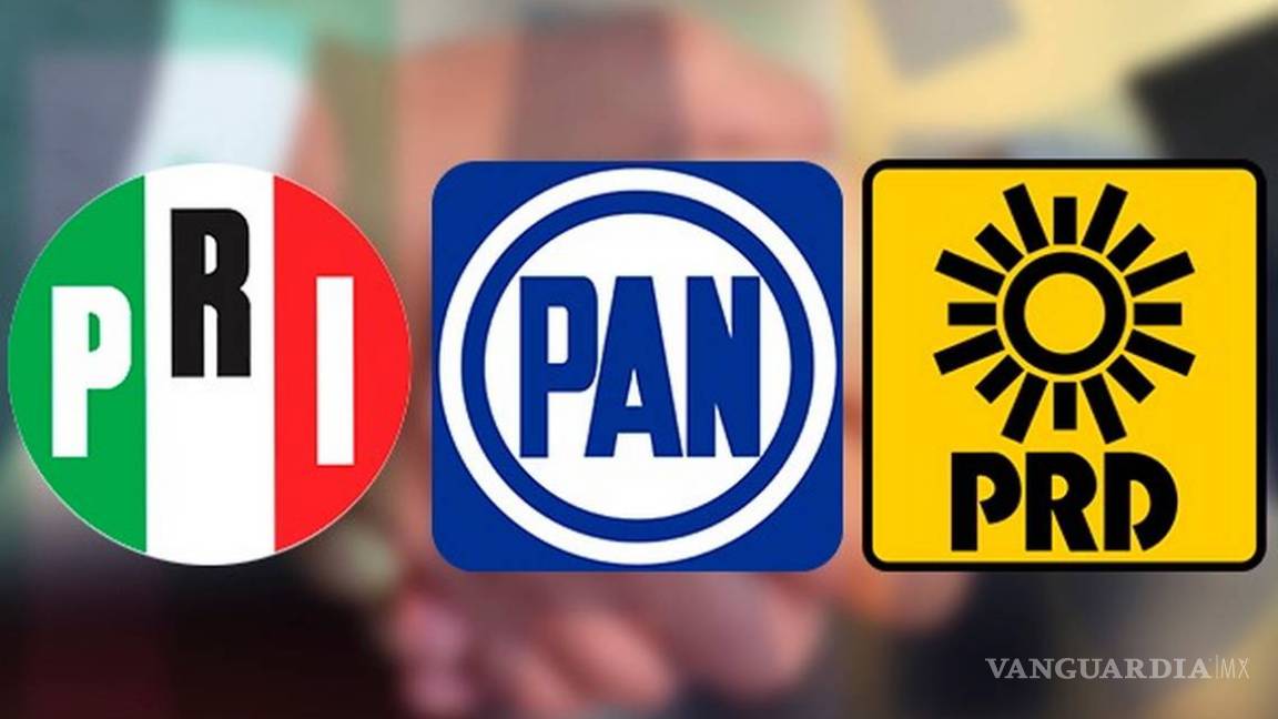 Alistan PRI, PAN y PRD presentación de alianza; hoy anunciarán bloque opositor formalmente