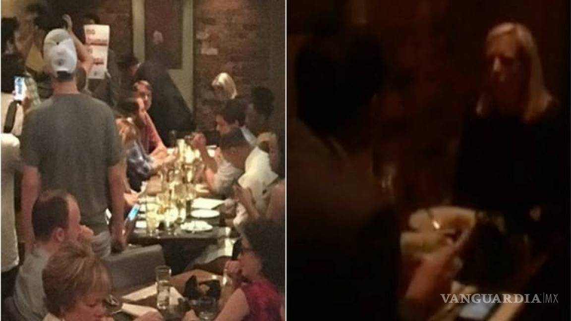 Confrontan a secretaria de Seguridad de EU por separar familias... en restaurante mexicano