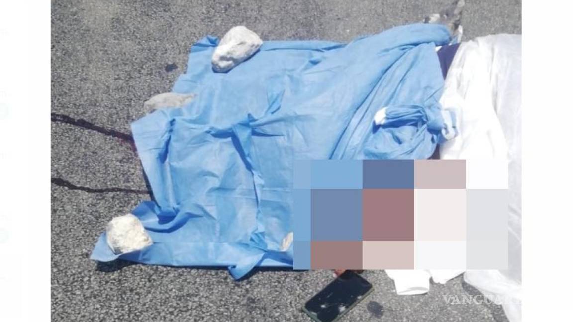 Hombre muere arrollado por tráiler en la carretera Saltillo-Monterrey
